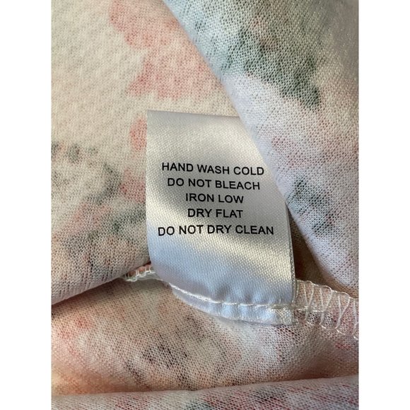 Haute Mode Size M Floral Flower Dress Pull On Pleated Skirt Sleeveless Summer - Picture 8 of 16